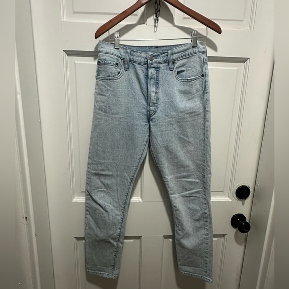 LEVI’S 501 Slim Straight High Rise Jeans Size 29 - Picture 2 of 6